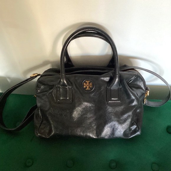 Authentic TORY BURCH Leather Crossbody Hand Bag - Picture 1 of 8